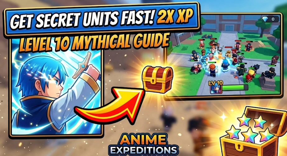 Progression Guide: How to Level Up & Hit Endgame FAST in Anime Expeditions artwork